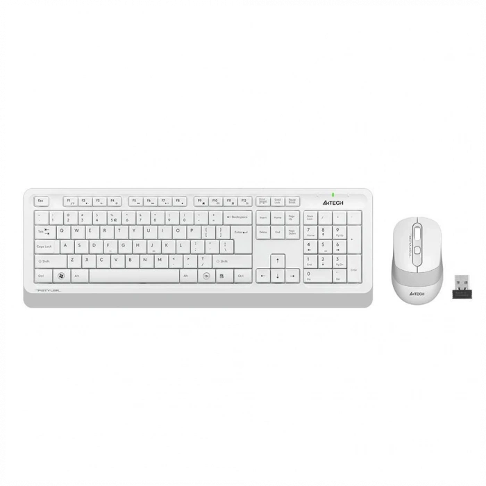 A4 TECH FG1010, Beyaz, FSTYLER, 2.4Ghz Kablosuz, Türkçe Q, Klavye Mouse Set
