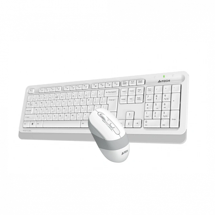 A4 TECH FG1010, Beyaz, FSTYLER, 2.4Ghz Kablosuz, Türkçe Q, Klavye Mouse Set
