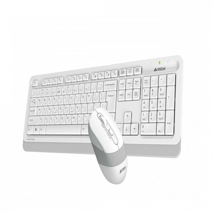A4 TECH FG1010, Beyaz, FSTYLER, 2.4Ghz Kablosuz, Türkçe Q, Klavye Mouse Set
