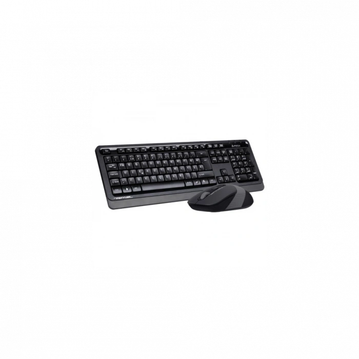 A4 TECH FG1010, Gri, FSTYLER, 2.4Ghz Kablosuz, Türkçe F, Klavye Mouse Set