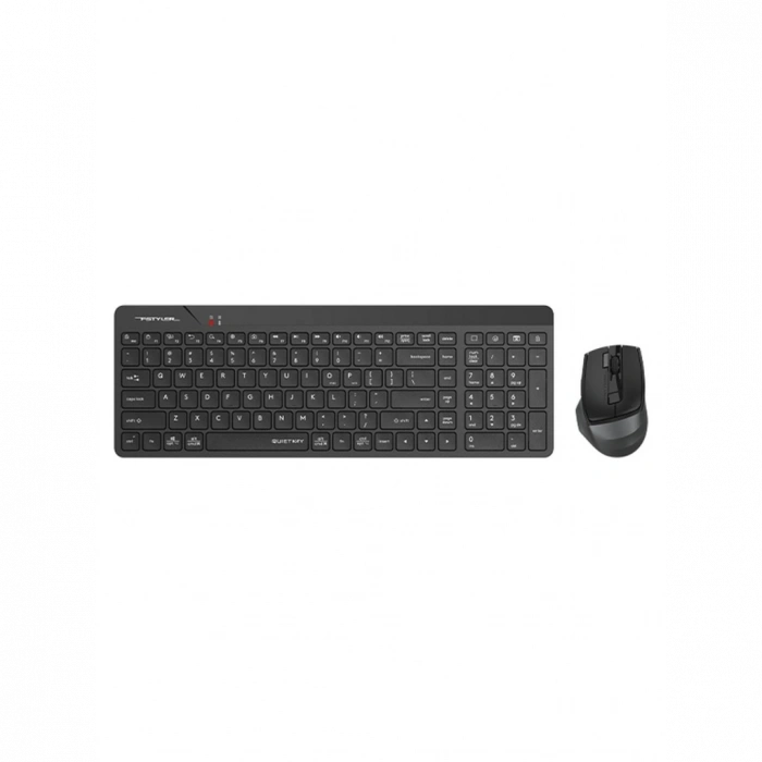 A4 TECH FG2400 AIR2 Siyah, FSTYLER, 2.4Ghz Mini Kablosuz, Türkçe Q, SESSİZ Klavye Mouse Set