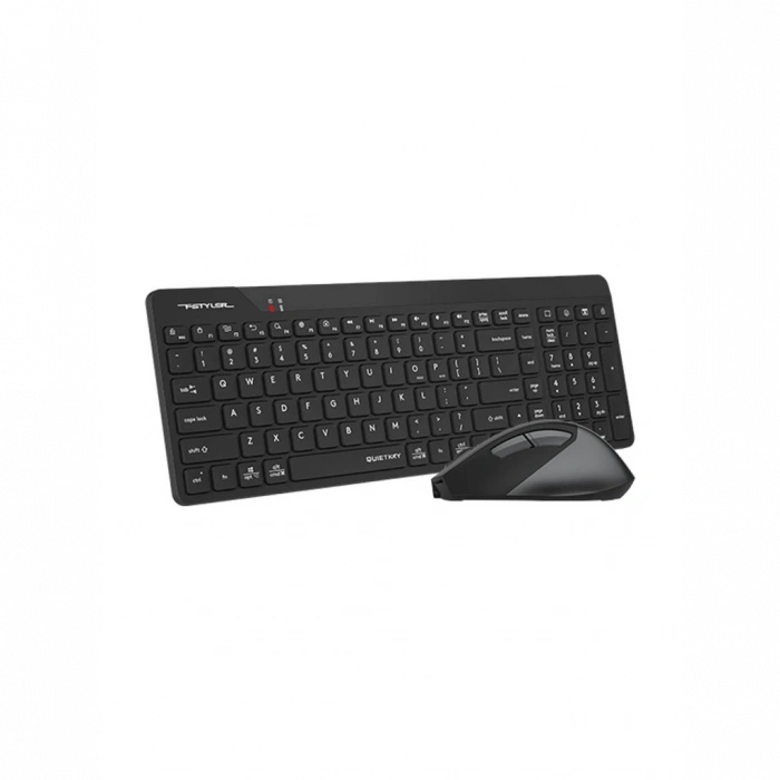 A4 TECH FG2400 AIR2 Siyah, FSTYLER, 2.4Ghz Mini Kablosuz, Türkçe Q, SESSİZ Klavye Mouse Set