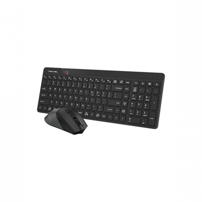 A4 TECH FG2400 AIR2 Siyah, FSTYLER, 2.4Ghz Mini Kablosuz, Türkçe Q, SESSİZ Klavye Mouse Set