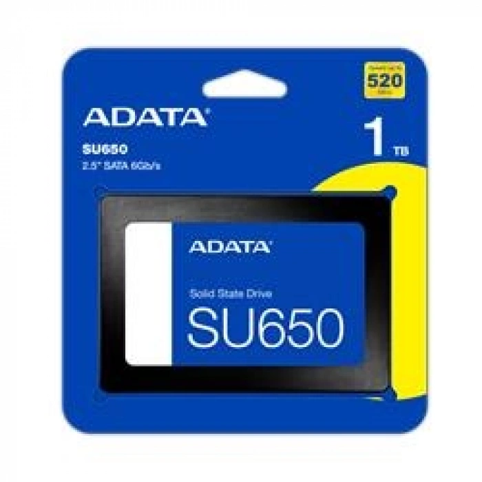 Adata 1TB 2.5 SU650 520-450MB-s ASU650SS-1TT-R Ssd Harddisk