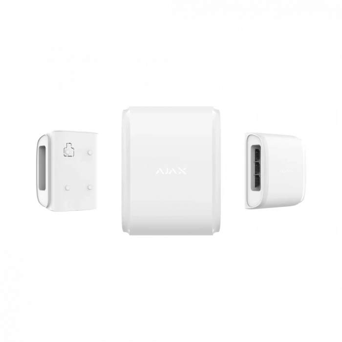 AJAX Dual Curtain Outdoor, Kablosuz, Çift Taraflı Perde Tipi Hareket Dedektörü, Beyaz