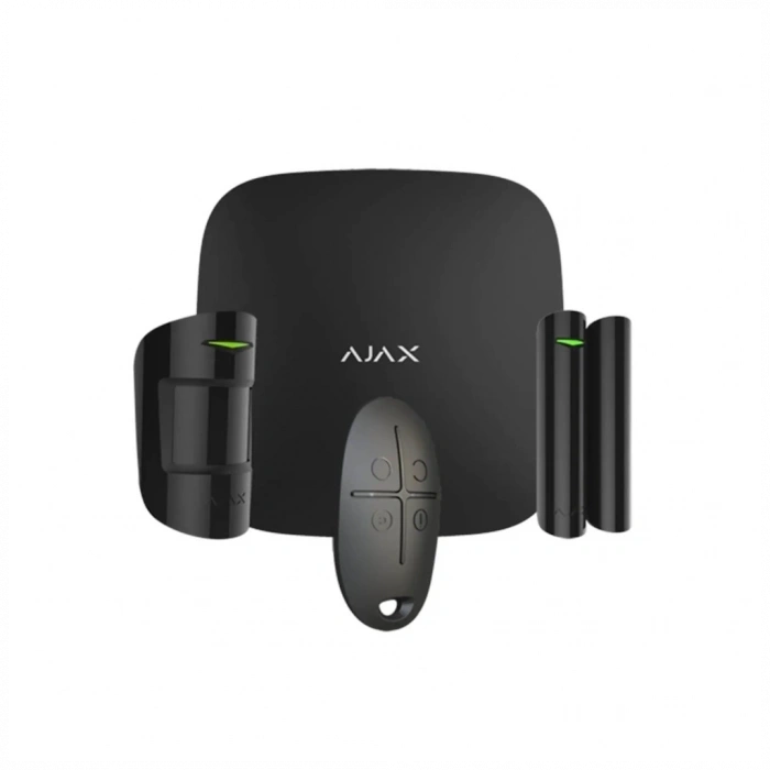 AJAX  StarterKit 4G, Kablosuz, Alarm Kiti, SİYAH