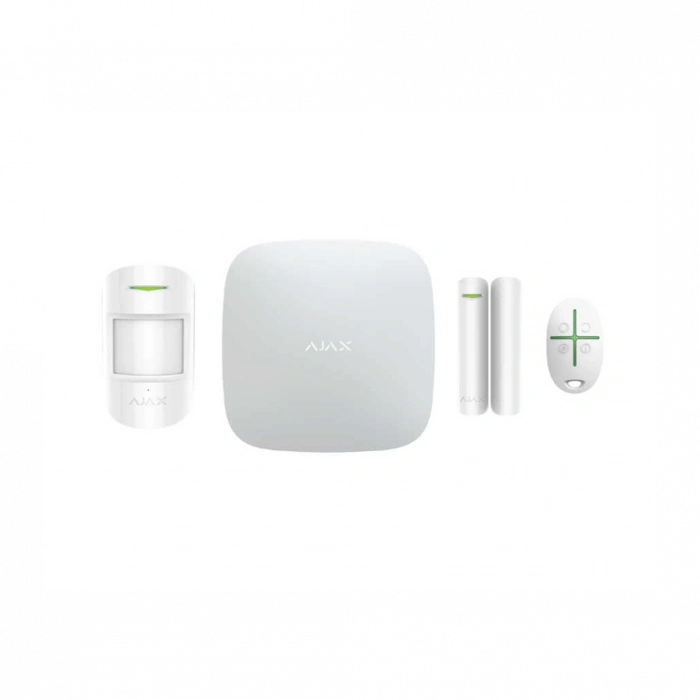 AJAX  StarterKit, Kablosuz, Alarm Kiti, BEYAZ