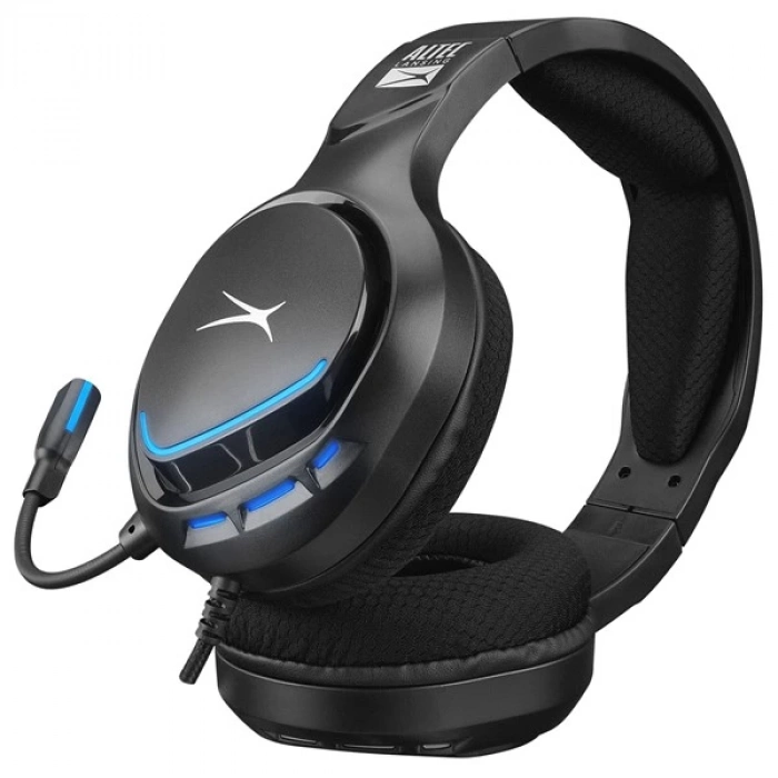Altec Lansing ALGH9603 Siyah PS4/XBOX/Mobil Uyumlu USB 3.5mm Mavi Ledli Gaming Mikrofonlu Kulaklık