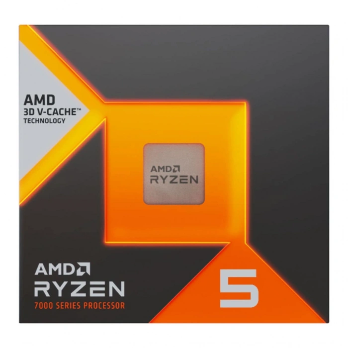 AMD RYZEN 5 7500X3D 6 Core, 4,00-4.50GHz, 104Mb Cache, 65W,  AM5 Soket, BOX, (Dahili Grafik VAR, Fan YOK)