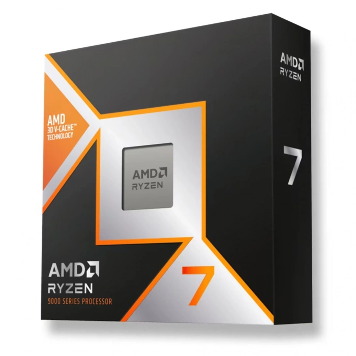 AMD RYZEN 7 9850X3D 8 Core, 4,70-5.60GHz, 104Mb Cache, 120W,  AM5 Soket, BOX, (Dahili Grafik VAR, Fan YOK)