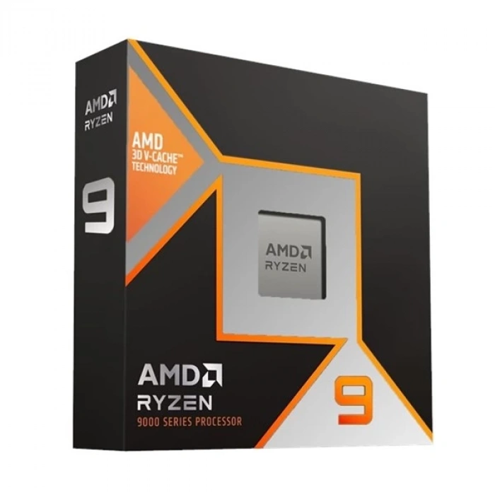 AMD RYZEN 9 9900X3D 140MB 12çekirdekli O/B UHD AM5 120Q KUTULU+FANSIZ