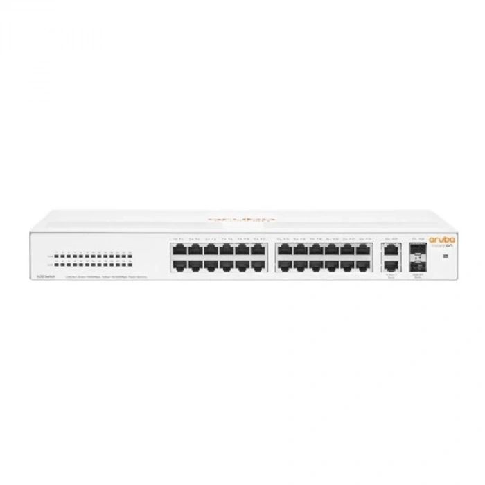 ARUBA 24port Instant On 1430-24G R8R50A GIGABIT 2-SFP YÖNETİLEMEZ SWITCH