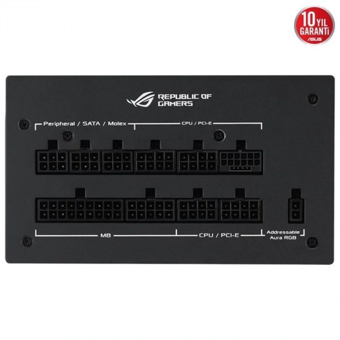 ASUS 1000W 80+ GOLD ROG STRIX 1000G AURA PCIe5.0 Tam Modüler Power Supply