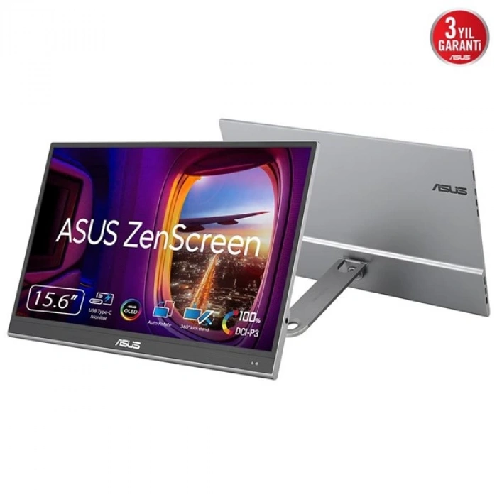 ASUS 15.6 OLED ZENSCREEN MQ16AHE 1MS 60HZ mHDMI-TYPE-C TAŞINABİLİR MONİTÖR