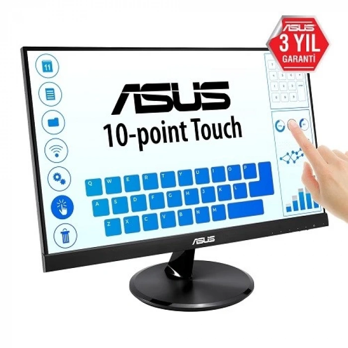 ASUS 21.5 IPS VT229H 5MS 60Hz HDMI Dokunmatik Monitör (1920 X 1080)