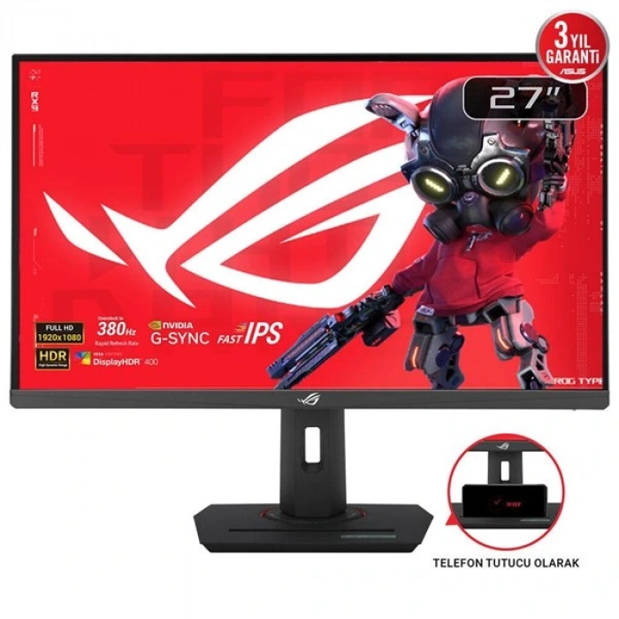ASUS 27 FAST IPS ROG STRIX XG279CNS 1MS 380HZ HDMI-DP Gaming Monitör (1920 X 1080)