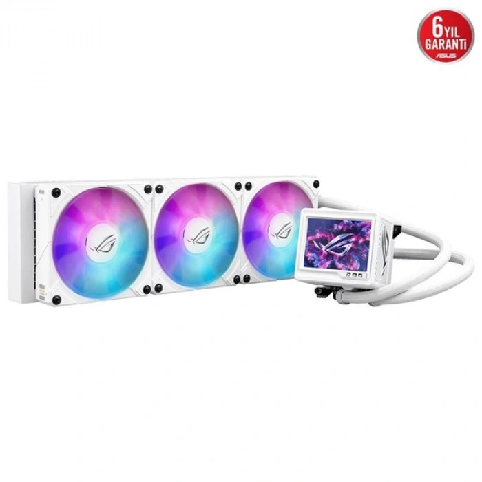 ASUS 360MM ROG RYUJIN III 360 ARGB EXTREME WHITE AM5-1851P SIVI SOĞUTMALI İŞLEMCİ FANI BEYAZ