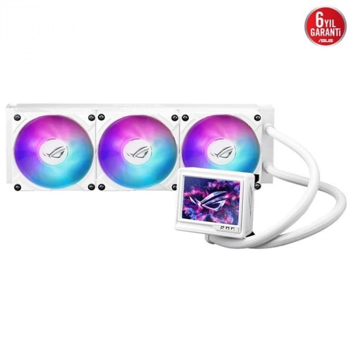 ASUS 360MM ROG RYUJIN III 360 ARGB EXTREME WHITE AM5-1851P SIVI SOĞUTMALI İŞLEMCİ FANI BEYAZ