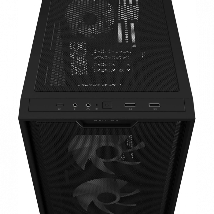 ASUS A21 PLUS, PSU YOK, Tempered Glass, ARGB, Micro ATX, GAMING KASA