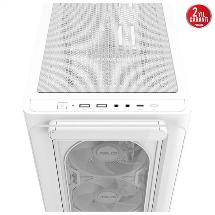 ASUS A23 PLUS 4-RGB FANLI GAMING MID-TOWER PC KASASI BEYAZ