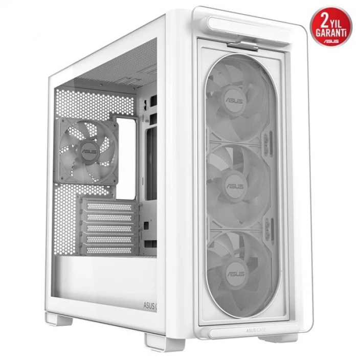 ASUS A23 PLUS 4-RGB FANLI GAMING MID-TOWER PC KASASI BEYAZ