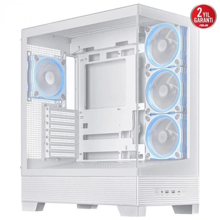 ASUS A31 PLUS TG ARGB GAMING MID-TOWER PC KASASI BEYAZ