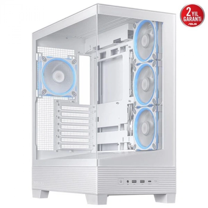 ASUS A31 PLUS TG ARGB GAMING MID-TOWER PC KASASI BEYAZ