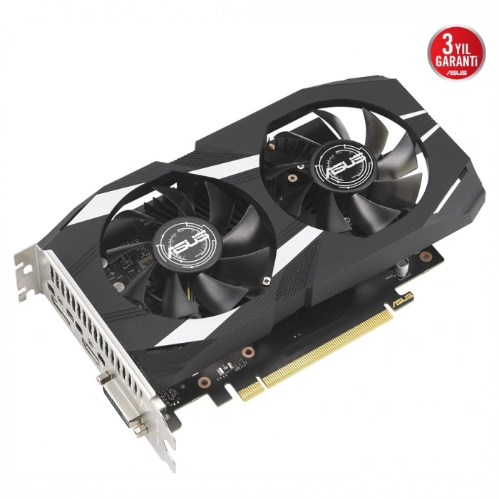 ASUS DUAL-RTX3050-O6G, 6GB, GDDR6, 96Bit, 1xHDMI, 1xDP, 1xDVI GAMING Ekran Kartı