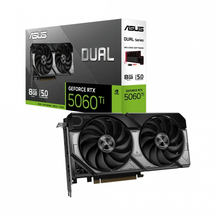ASUS DUAL-RTX5060TI-8G, 8Gb, 128Bit, GDDR7, 1xHDMI, 3xDP GAMING Ekran Kartı