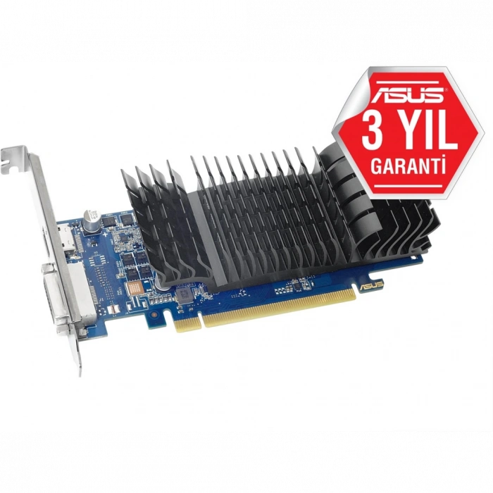 ASUS GT1030-SL-2G-BRK, 2Gb, GDDR5, 64Bit, 1xDVI, 1xHDMI, GAMING Ekran Kartı