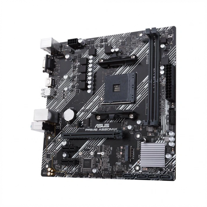 ASUS PRIME A520M-K, 2xDDR4, 1x M.2, D-SUB, HDMI, AM4 Soket Anakart