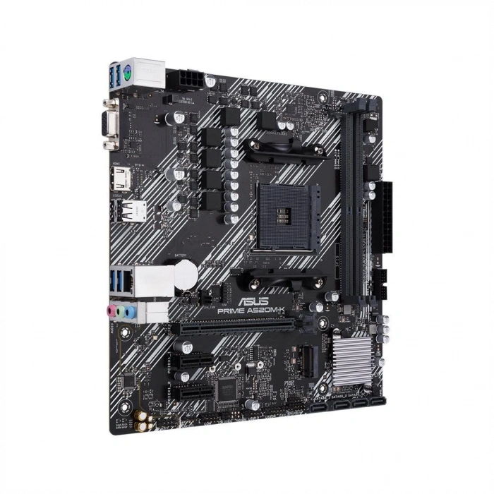 ASUS PRIME A520M-K, 2xDDR4, 1x M.2, D-SUB, HDMI, AM4 Soket Anakart