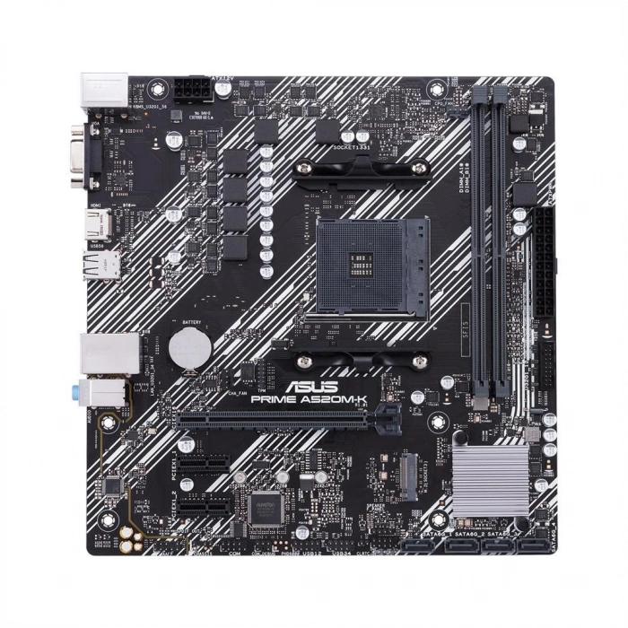 ASUS PRIME A520M-K, 2xDDR4, 1x M.2, D-SUB, HDMI, AM4 Soket Anakart