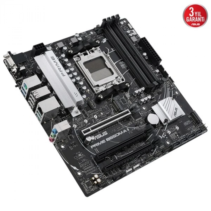 ASUS PRIME B650M-A II-CSM DDR5 HDMI-DP PCIE 4.0 AM5 mATX KURUMSAL ANAKART