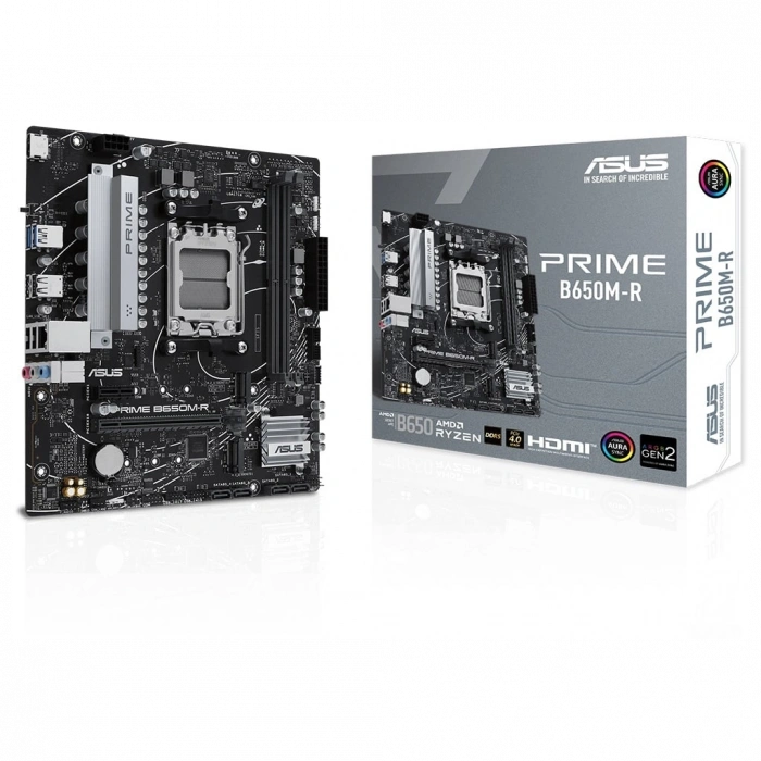 ASUS PRIME B650M-R, 2xDDR5, 2x M.2, HDMI, AM5 Soket Anakart