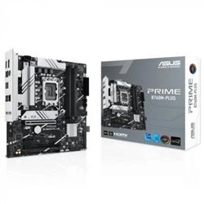 Asus Prime B760M-PLUS 7200MHz(OC) DDR5 Soket LGA1700 M.2 HDMI DP mATX Anakart