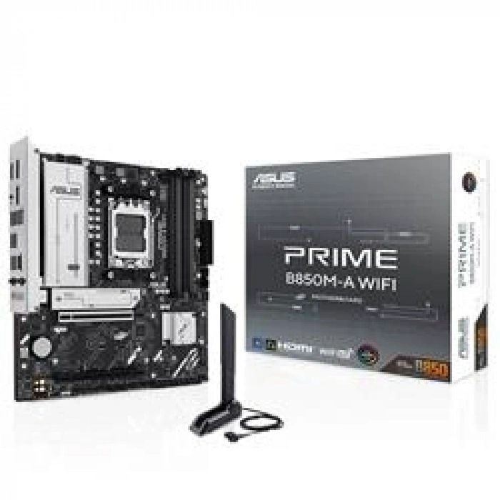 Asus Prime B850M-A WIFI 8000MHz (OC) DDR5 Soket AM5 M.2 HDMI DP mATX Anakart