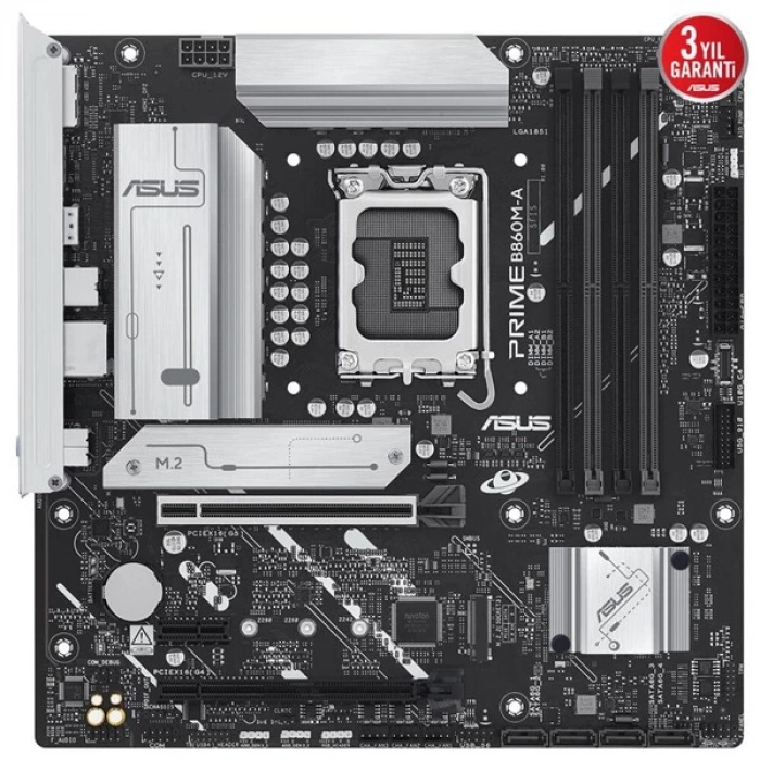ASUS PRIME B860M-A CSM DDR5 HDMI DP PCIE 5.0 1851p mATX Kurumsal Anakart
