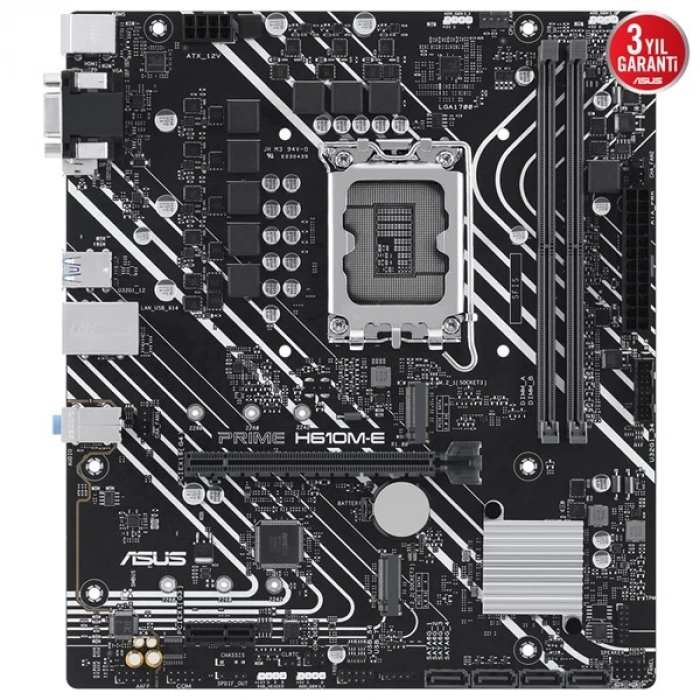 ASUS PRIME H610M-E-CSM DDR5 HDMI-DP PCIE 4.0 1700P MATX KURUMSAL ANAKART
