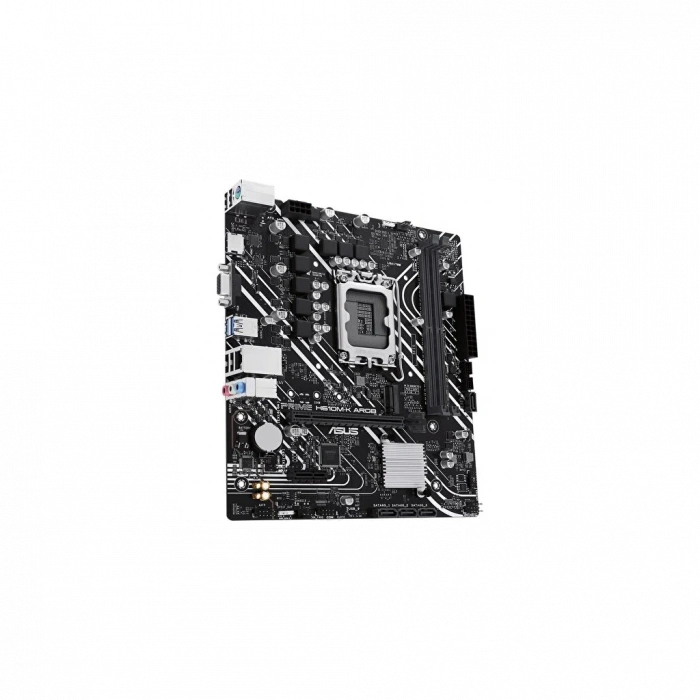 ASUS PRIME H610M-K ARGB, 2xDDR5, M.2,D-SUB, HDMI,12-13.14.Nesil, LGA1700 Soket, Anakart