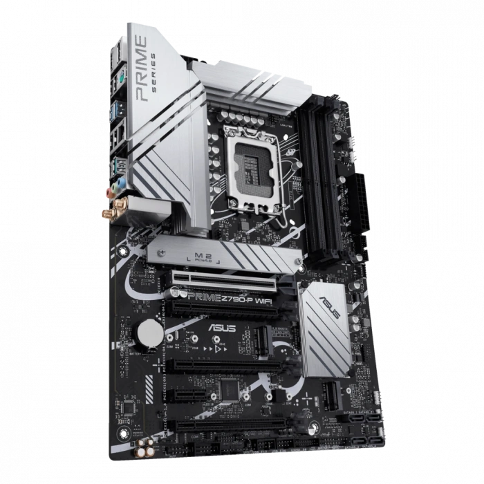 ASUS PRIME Z790-P WIFI, 4xDDR5, 3x M.2, HDMI, DP, Type-C, Wi-Fi 6, Bluetooth 5.2, 12-13.Nesil, LGA1700 Soket, ARGB Gaming Anakart
