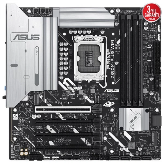 ASUS PRIME Z890M-PLUS WIFI-7 DDR5 HDMI DP PCIE 5.0 1851p mATX