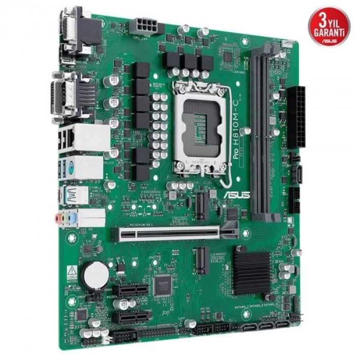 ASUS PRO H810M-C CSM DDR5 HDMI-DP TYPEC PCIE 5.0 1851P MATX KURUMSAL ANAKART