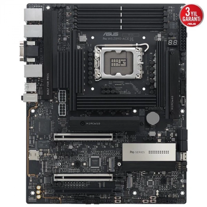 ASUS PRO WS Z890 ACE SE DDR5 THUNDERBOLT-HDMI DP PCIE 5.0 1851p ATX