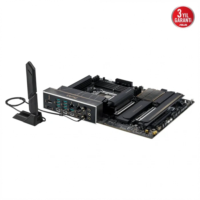 ASUS PROART X870E-CREATOR WIFI, 4xDDR5, 4xM.2, HDMI, DP, Type-C, PCIe 5.0, Wi-Fi 7, Bluetooth v5.4, AM5 Soket GAMING Anakart