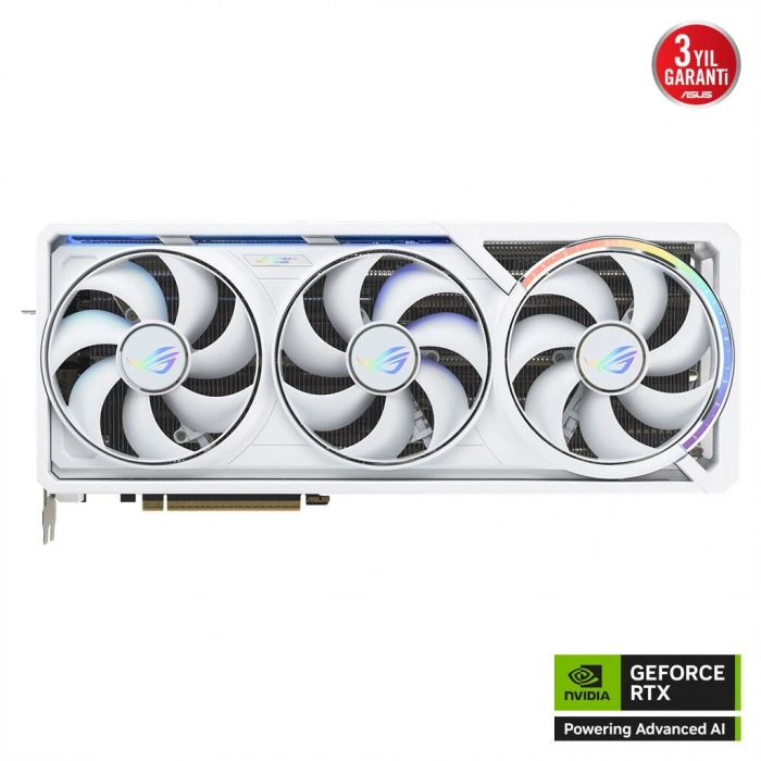 ASUS ROG-ASTRAL-RTX5080-O16G-WHITE, 16Gb, 256Bit, GDDR7, 2xHDMI, 3xDP GAMING Ekran Kartı