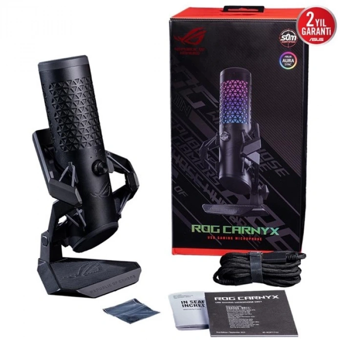 ASUS ROG CARNYX PROFESYONEL RGB YAYINCI MIKROFON