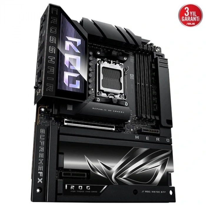 ASUS ROG CROSSHAIR X870E HERO BTF WIFI7 DDR5 HDMI-DP TYPEC PCIE 5.0 AM5 ATX
