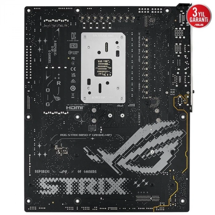 ASUS ROG STRIX B850-F GAMING WIFI7 DDR5 HDMI-DP PCIE 5.0 AM5 ATX