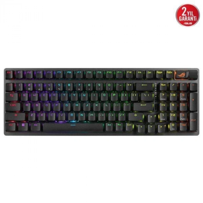 ASUS ROG STRIX SCOPE II 96 NX SNOW KABLOSUZ RGB GAMING KLAVYE ENG